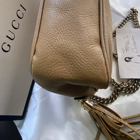 Gucci Soho Neude Leather Shoulder Bag - Picture 13 of 16